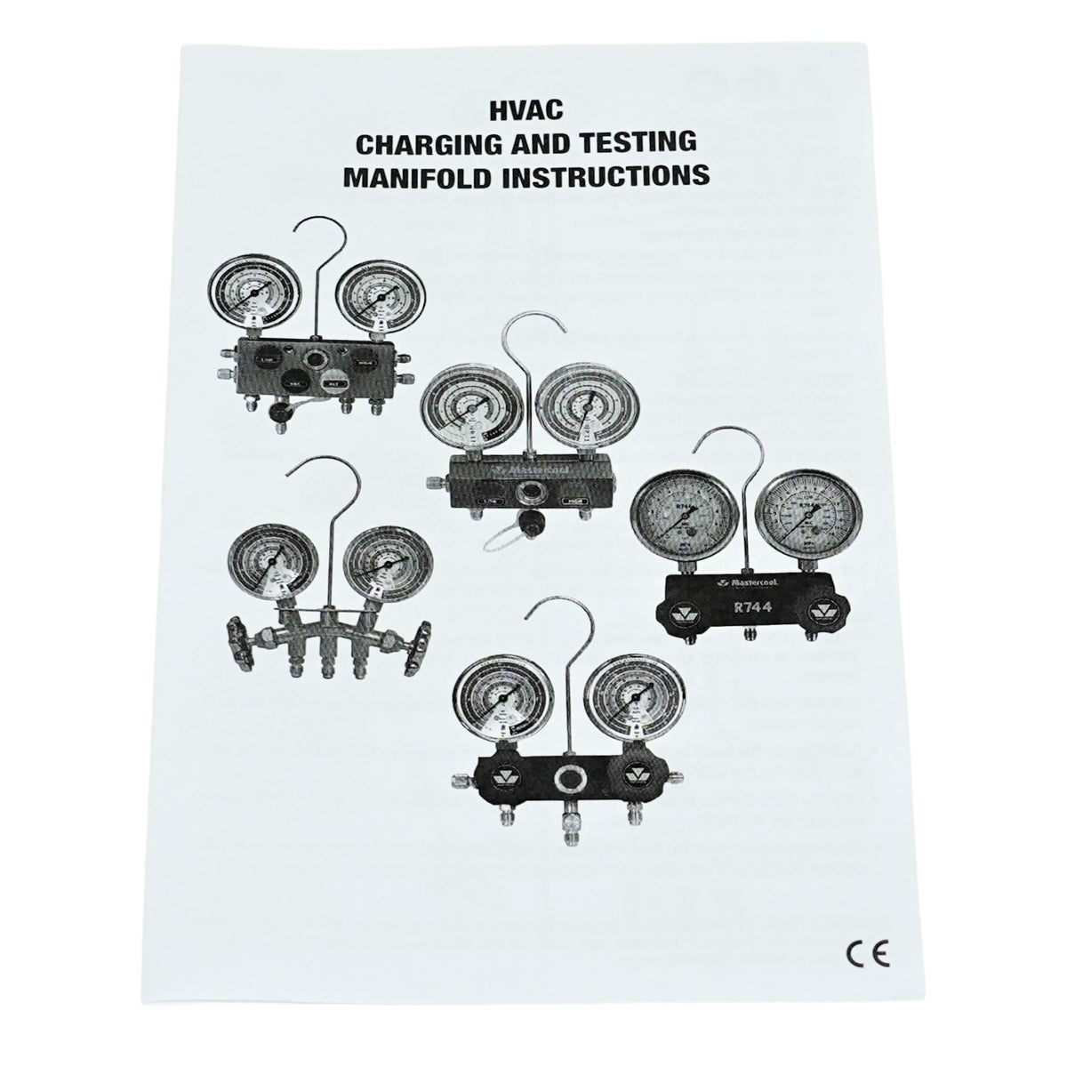 Mastercool 51303 HVAC Refrigeration Aluminum Charging Manifold R600a R290 R134a