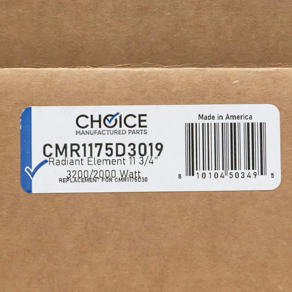 Choice CMR1175D3019 Range Radiant Surface Element with Wire Kit 11-3/4"