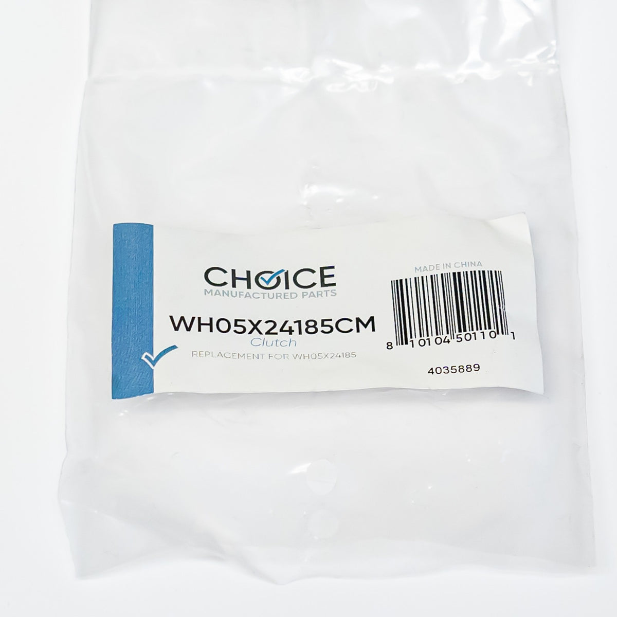 Choice Part WH05X24185 for GE Washing Machine Plastic Clutch