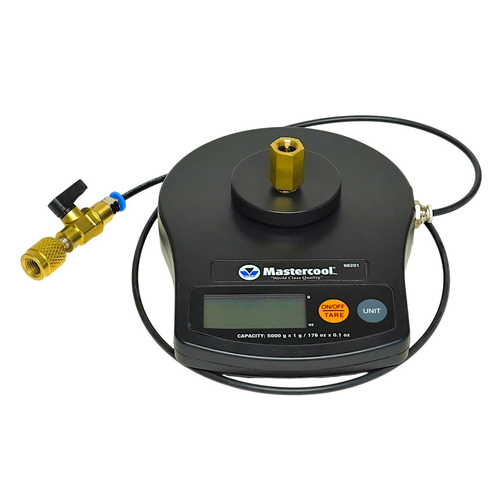 Mastercool 98202 High Precision Refrigerant Charging Scale with Case for R600