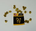 25 Pack of 1/4 inch Flare Caps for Refrigeration Access Ports C&D CD2245/25