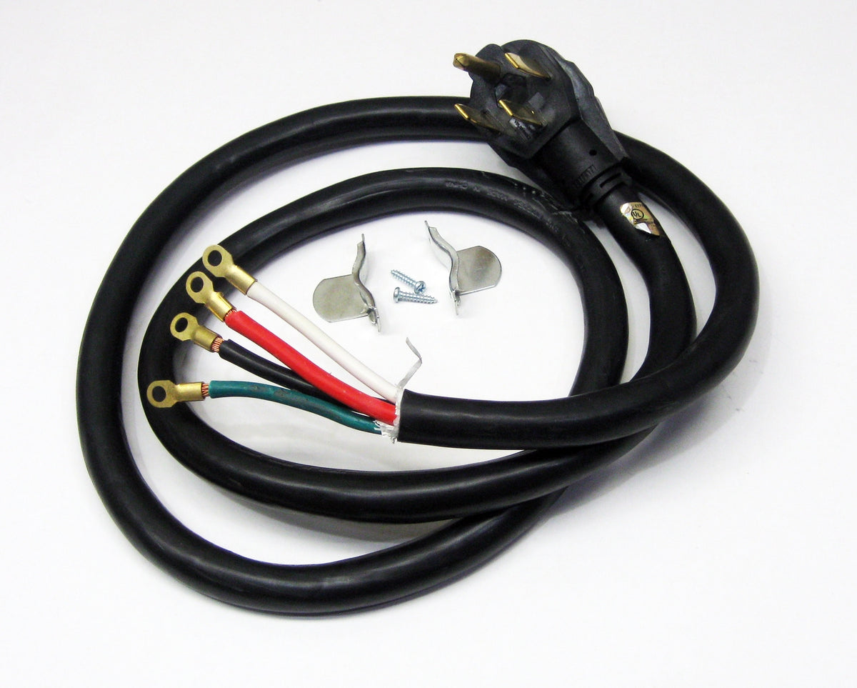 Range Oven Electric Power Cord 4 Prong Wire 50 Amp 6' Foot Heavy Duty