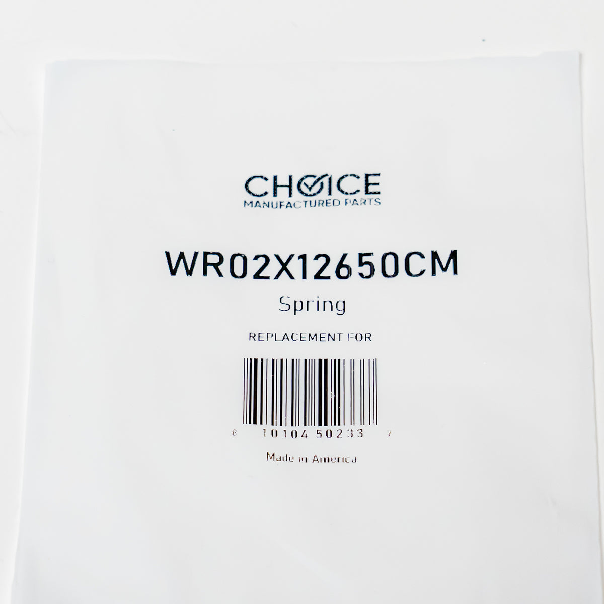 Choice Part WR02X12650 Spring for GE Refrigerator French Door Hinge Flapper