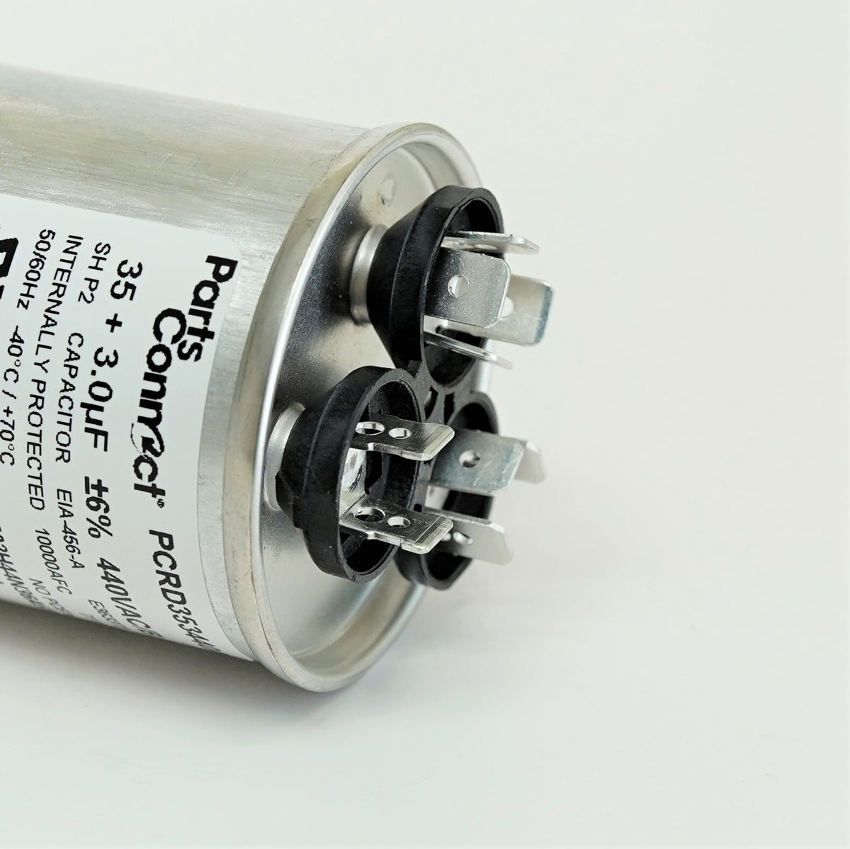 USA Run Capacitor 35 + 3 mfd (uf) 440 Volt Dual Round American Made