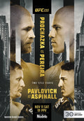 UFC 295 Prochazka vs Alex Pereira Pavlovich vs Tom Aspinall 11x16 - Poster | Canvas Wall Art Print
