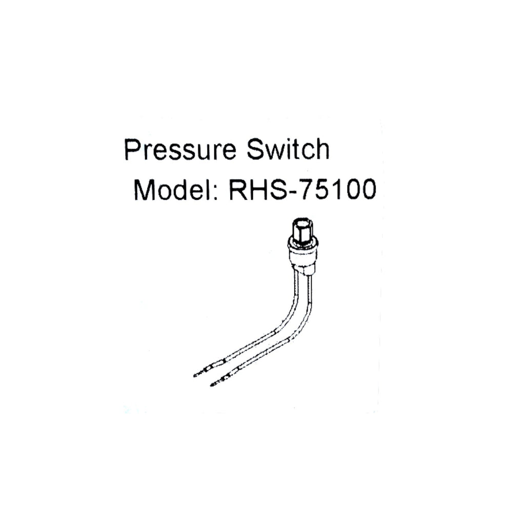 Ranco RHS-75100 Low Pressure Switch 75 PSI Open 100 PSI Close 1/4 in. SAE