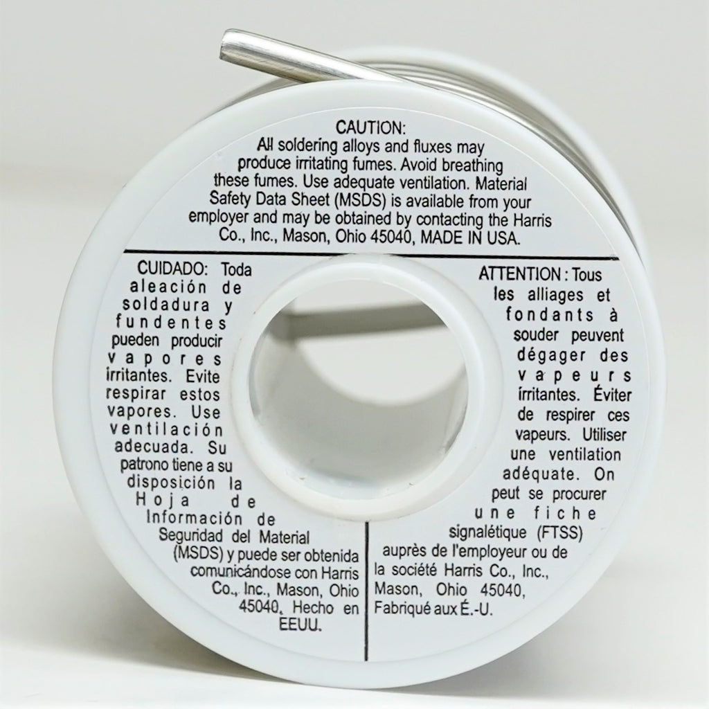 Harris SB861 Stay Brite 8 Silver Bearing Solder 1/8" x 1 lb. Spool