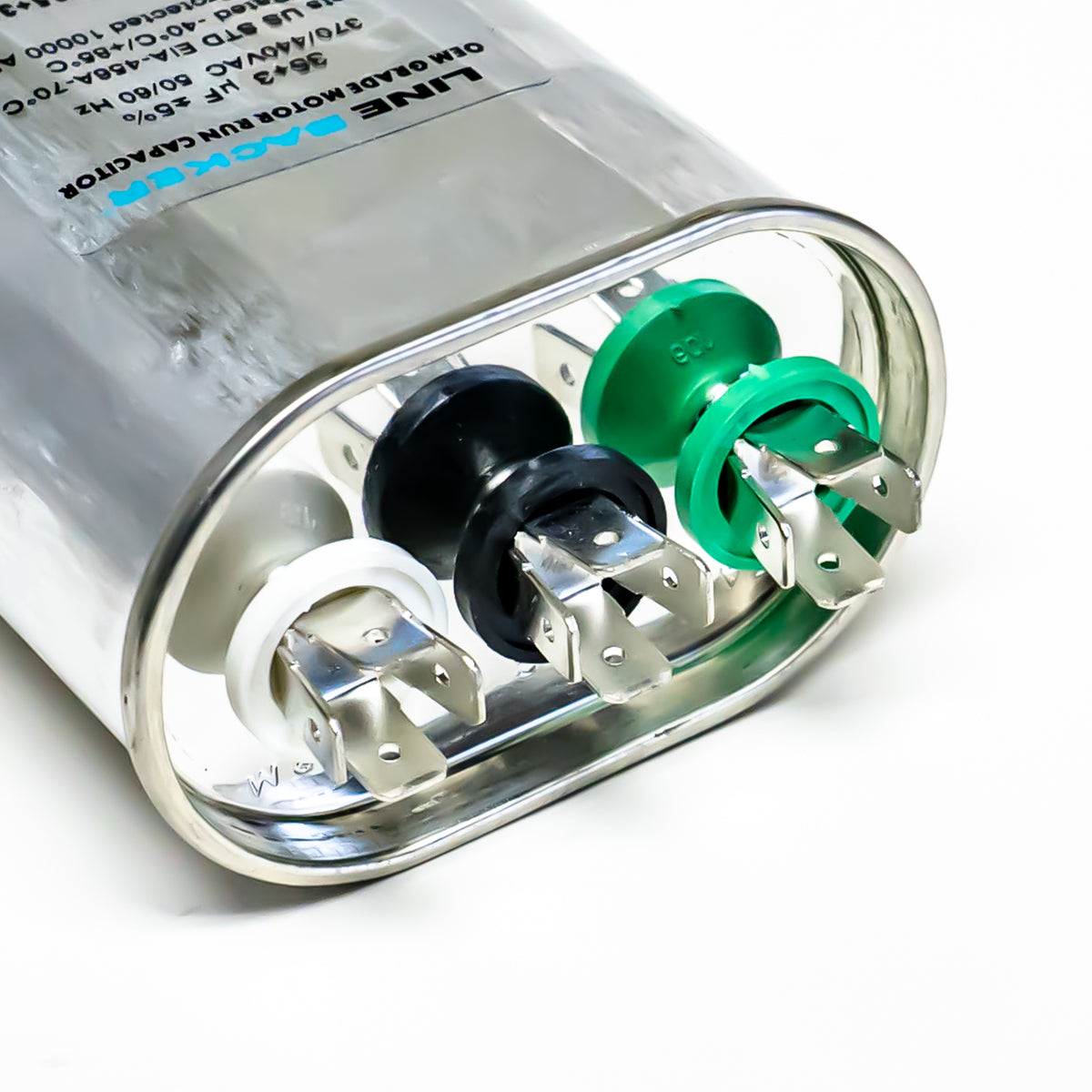 Supco Capacitor Oval Dual Run 35 + 3 uf mfd 370/440 Volts for HVAC Motors