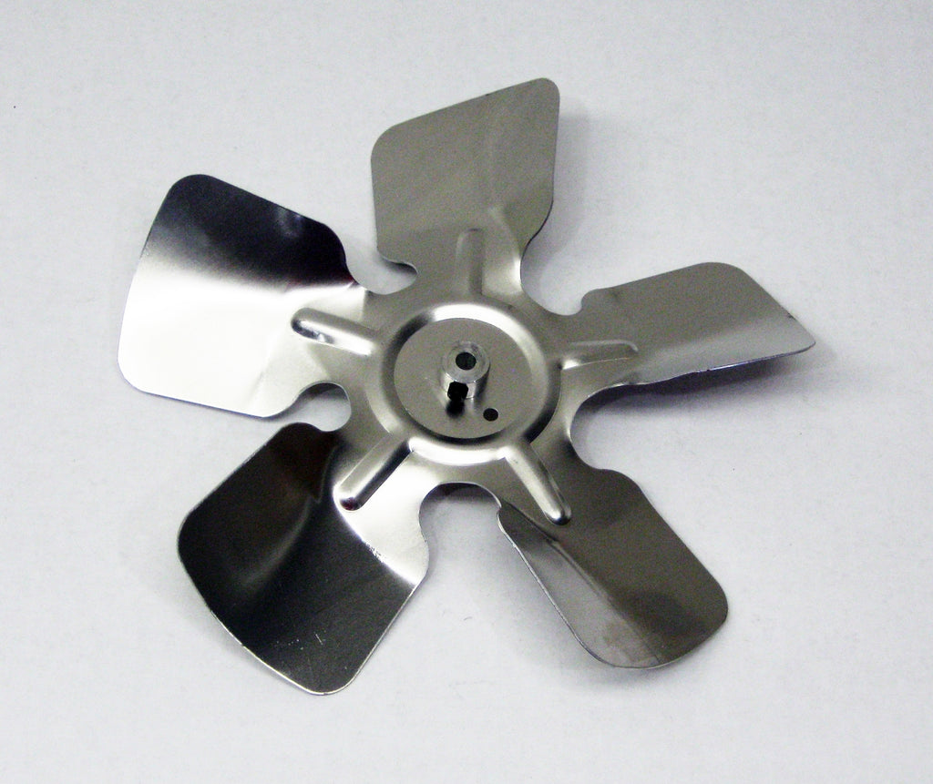 Metal Fan Blade A95225 9" Diameter 5 Blades 1/4" Bore Hub CCW 30 Degree Prop