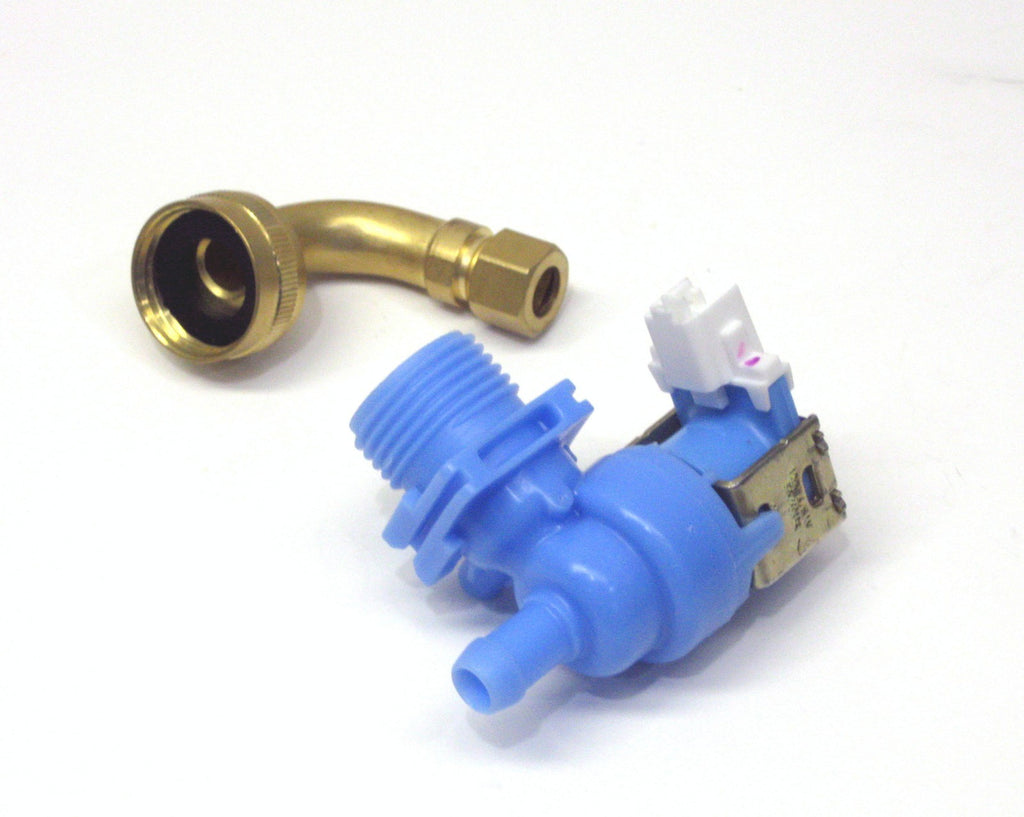 Dishwasher Water Inlet Solenoid Valve W10327250 with Adapater for Whirlpool
