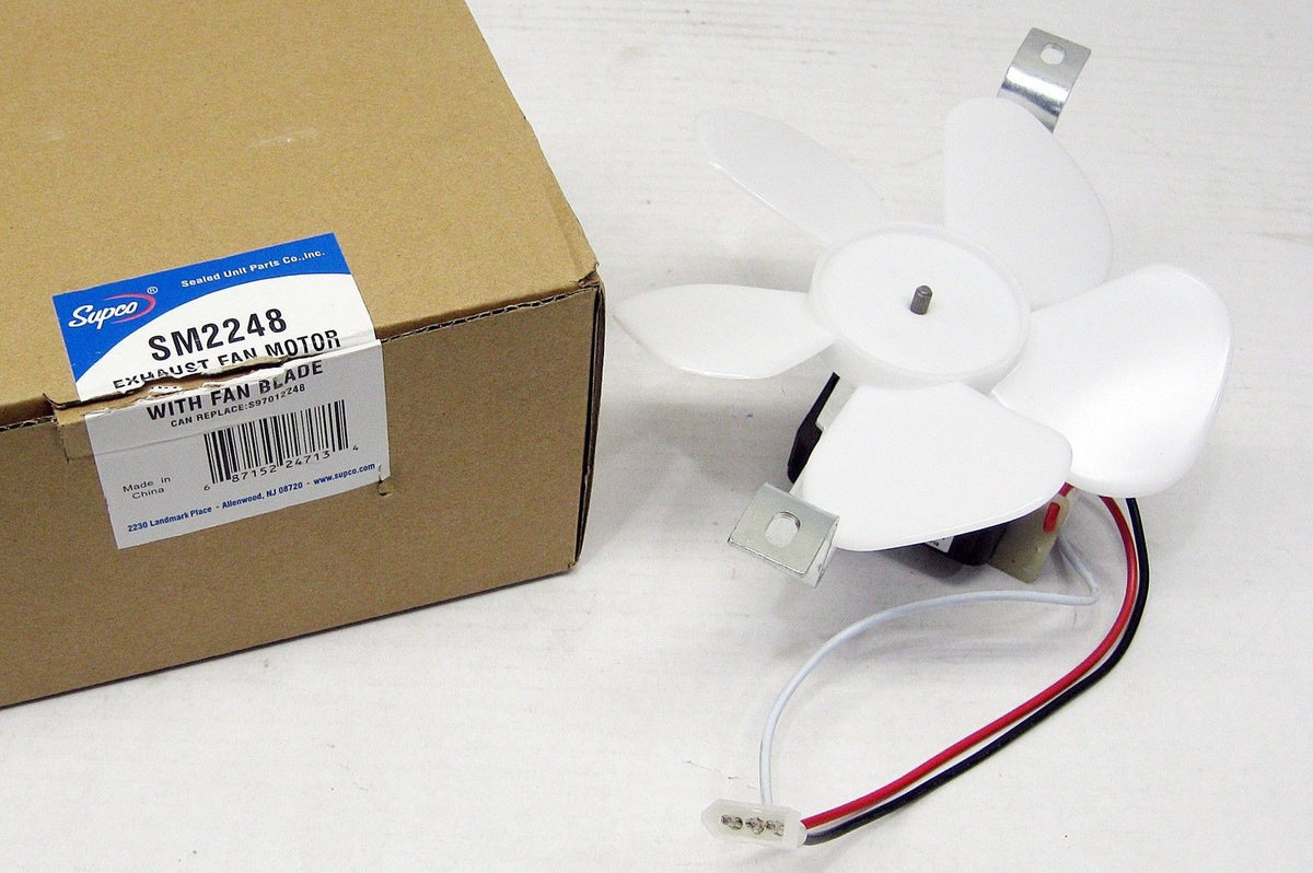 Supco SM2248 Range Hood Vent Fan Motor for Broan Nautilus BP17 97012248 99080492