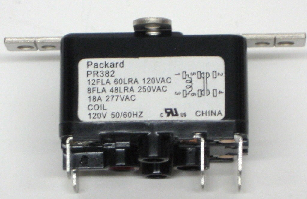 90-382 Enclosed General Purpose Fan Relay 120V 1NO 1-NC