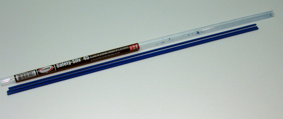 45F318MPOP Harris Safety-Silv 45 45% Flux Coated Silver Brazing Alloy 3 Sticks