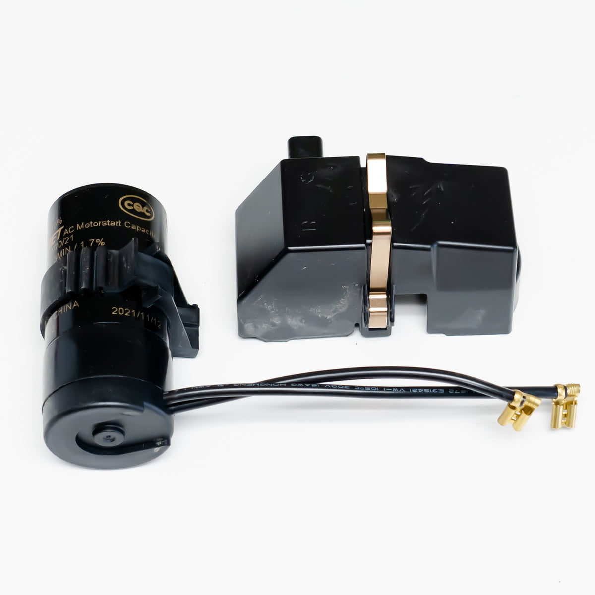 PC990L NF9FX Refrigerator Compressor 990 BTU Relay Start Run Capacitor
