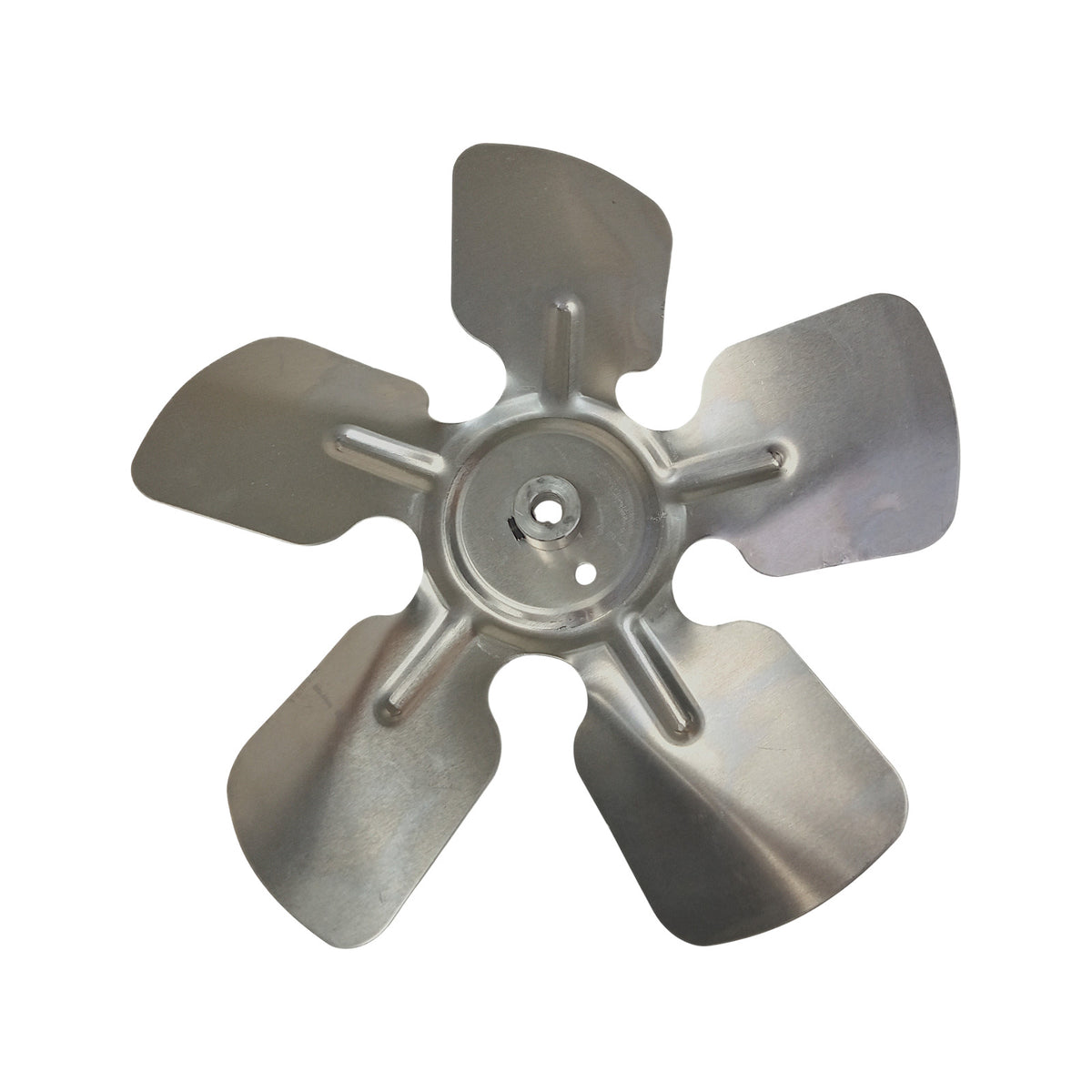 A65832 Metal Fan Blade 8" Diameter 5 Blades 5/16" Bore Hub CW 27 Degree Prop