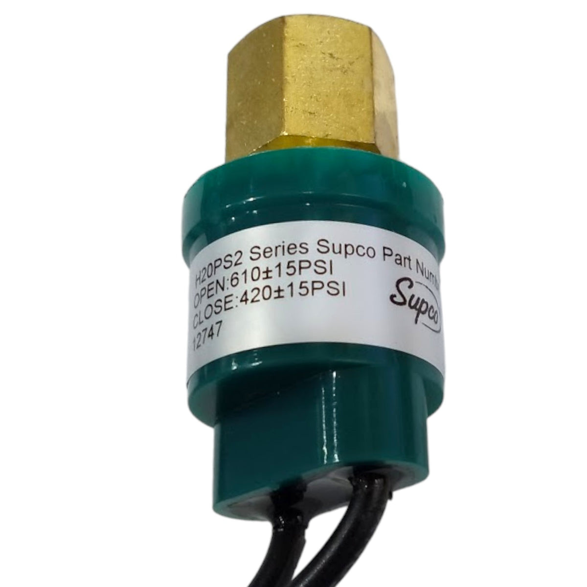 Supco SHP610420 High Pressure Switch Open: 610 Close: 420 PSI HVAC Refrigeration