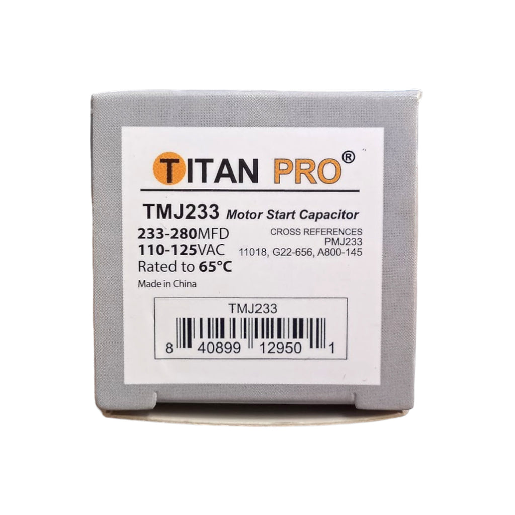 PMJ233 233-280 uf mfd 110-125 Volts Start Capacitor NEW