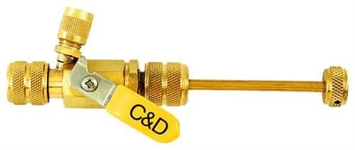 C&D Ball Valve Core Removal Tool for use on 1/4" flare access fitting CD3930