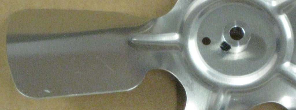 A61312 Metal Fan Blade 10" Diameter 5 Blades 5/16" Bore Hub CW 30 Degree Prop