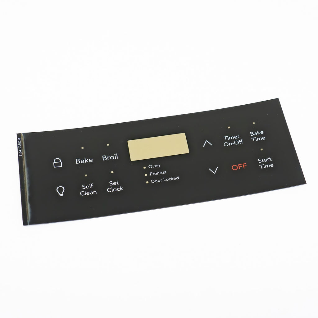 Choice 316419380 Range Oven Clock Overlay Key Pad for Electrolux Frigidaire