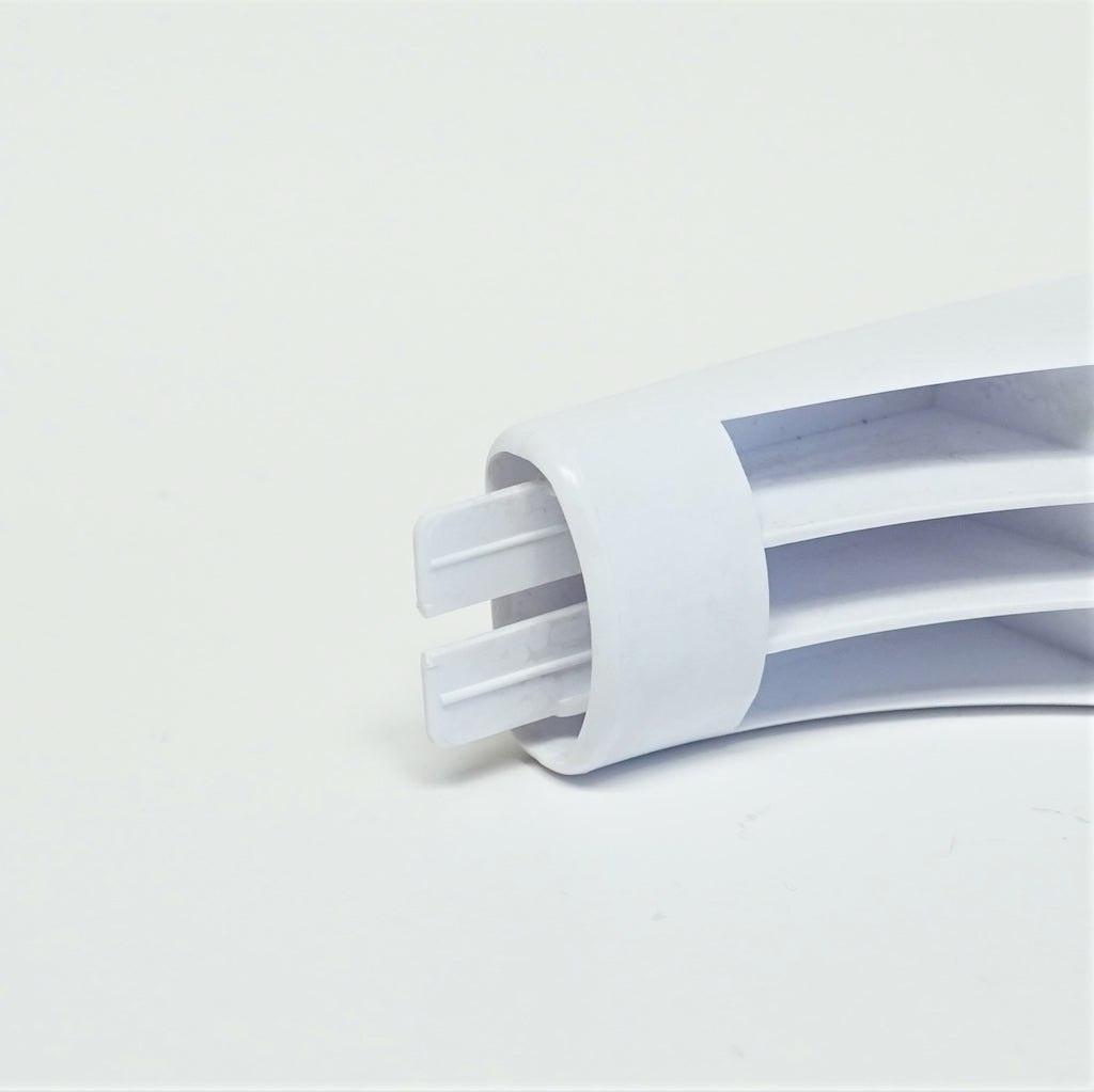 Choice 2 PACK of WB07K10043 for GE Range Stove Oven Door Handle White End Cap