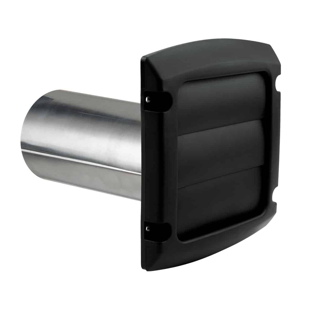 Dundas Jafine 4" Dryer Vent Louvered Black Kit Pro Vent BLH4BLKZW6