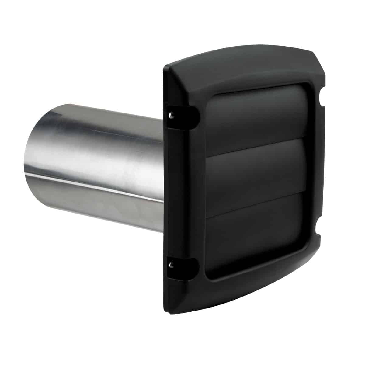 Dundas Jafine 4" Dryer Vent Louvered Black Kit Pro Vent BLH4BLKZW6