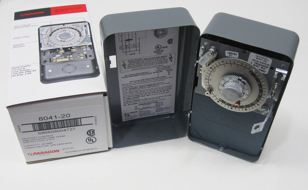 Paragon 8041-20 Defrost Control Commercial Refrigeration Timer