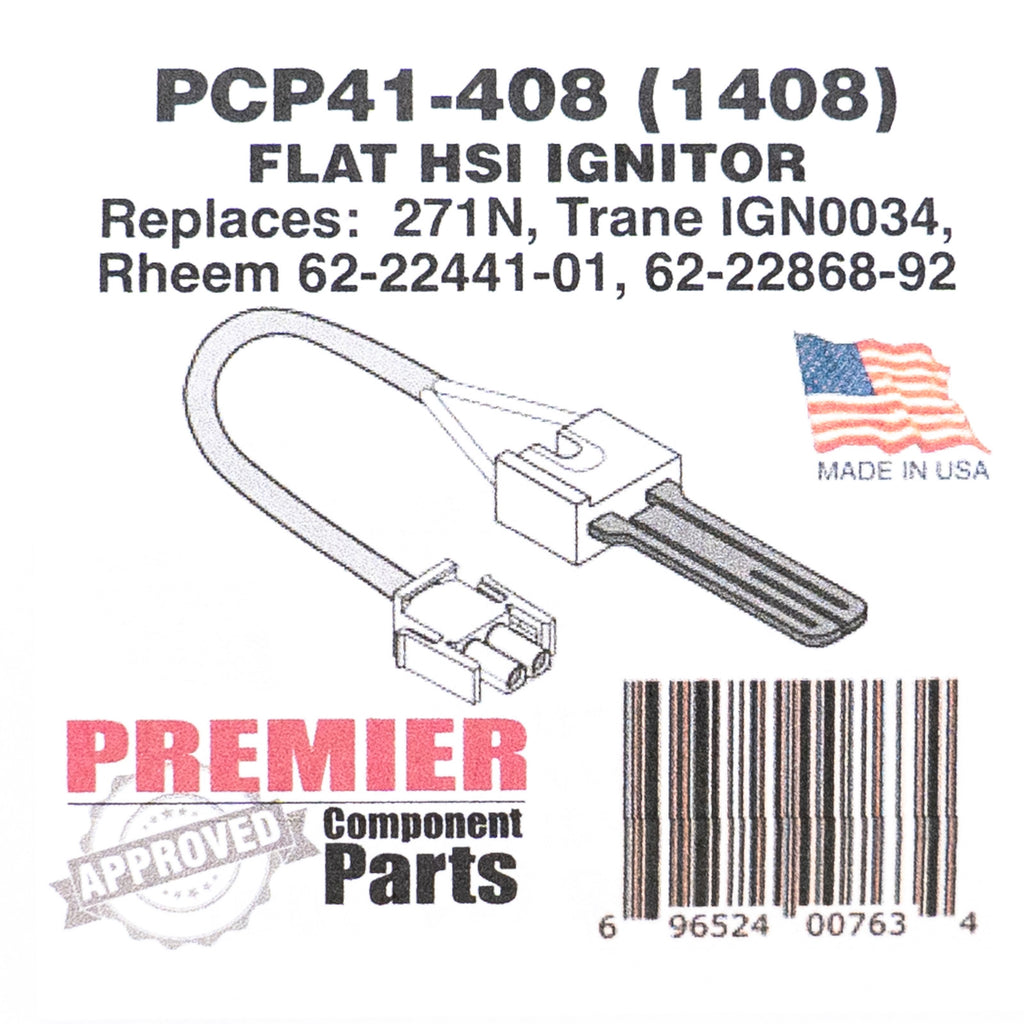 Premier Furnace Igniter for Robertshaw 41-408 62-22868-92 B340039P01 Made in USA