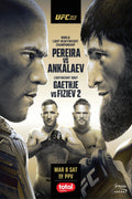 UFC 313 Pereira vs. Ankalaev Reprint 12x18 - Poster | Canvas Wall Art Print