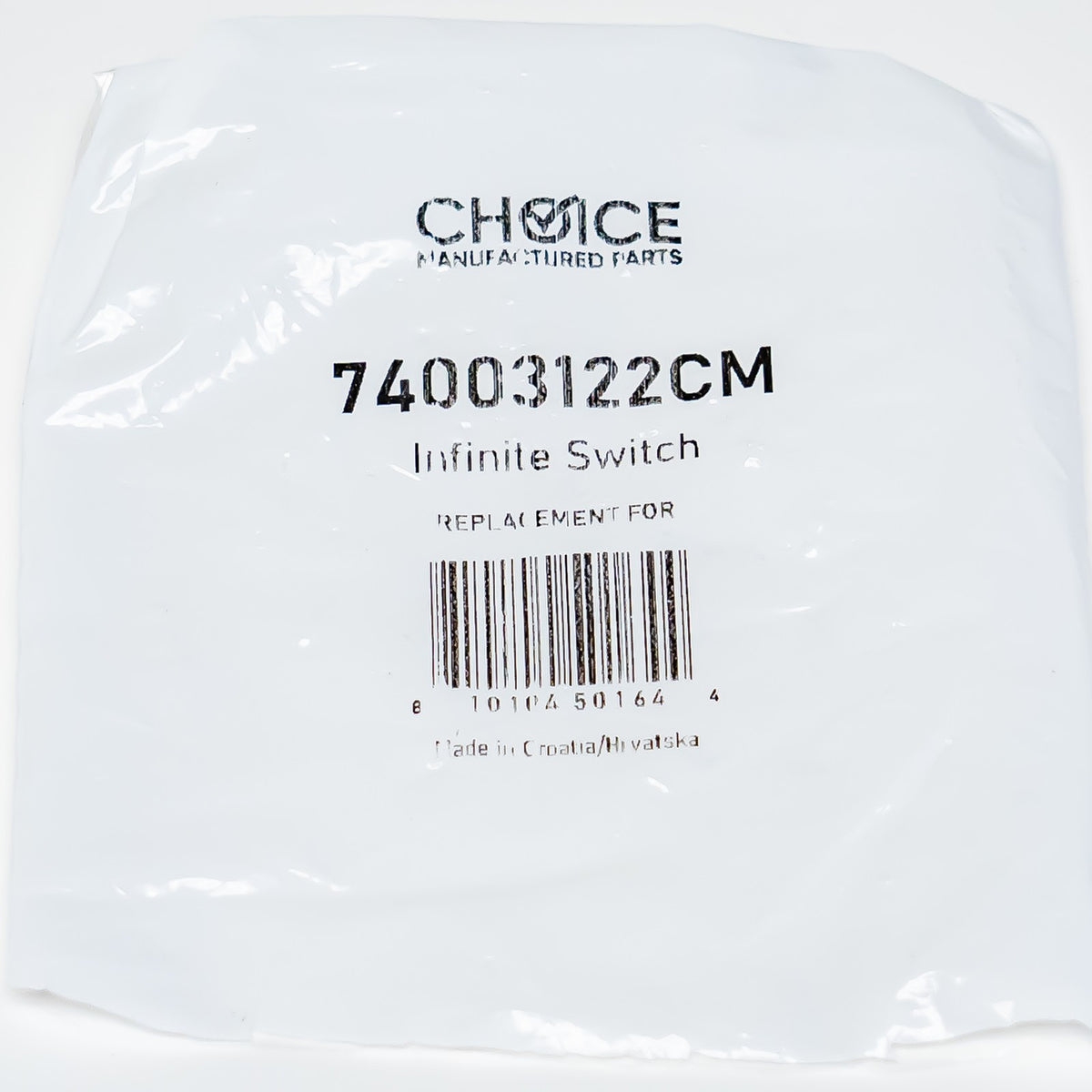 Choice Part 74003122 for Whirlpool Range Stove Burner Infinite Switch