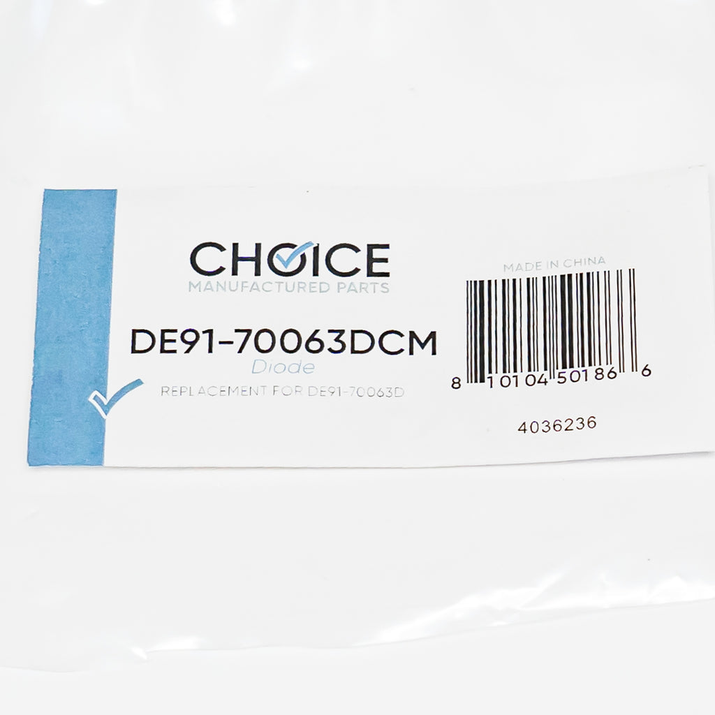 Choice Parts DE91-70063DCM Microwave High Voltage HV Diode for Samsung