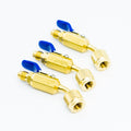 Yellow Jacket 1/4 inch Compact Ball Valve, 45 Degree (Pack of 3) - 93842