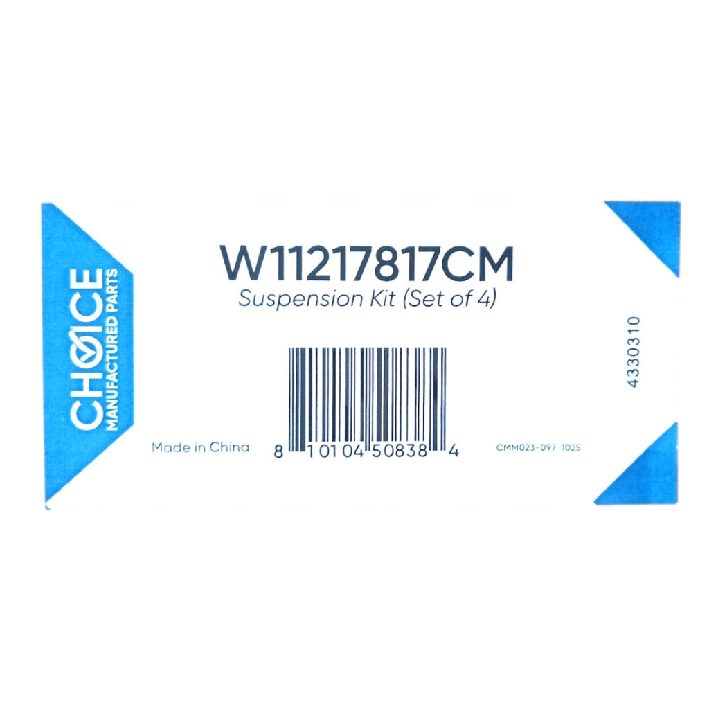 Choice W11217817CM Washing Machine Suspension Rod Kit for Whirlpool