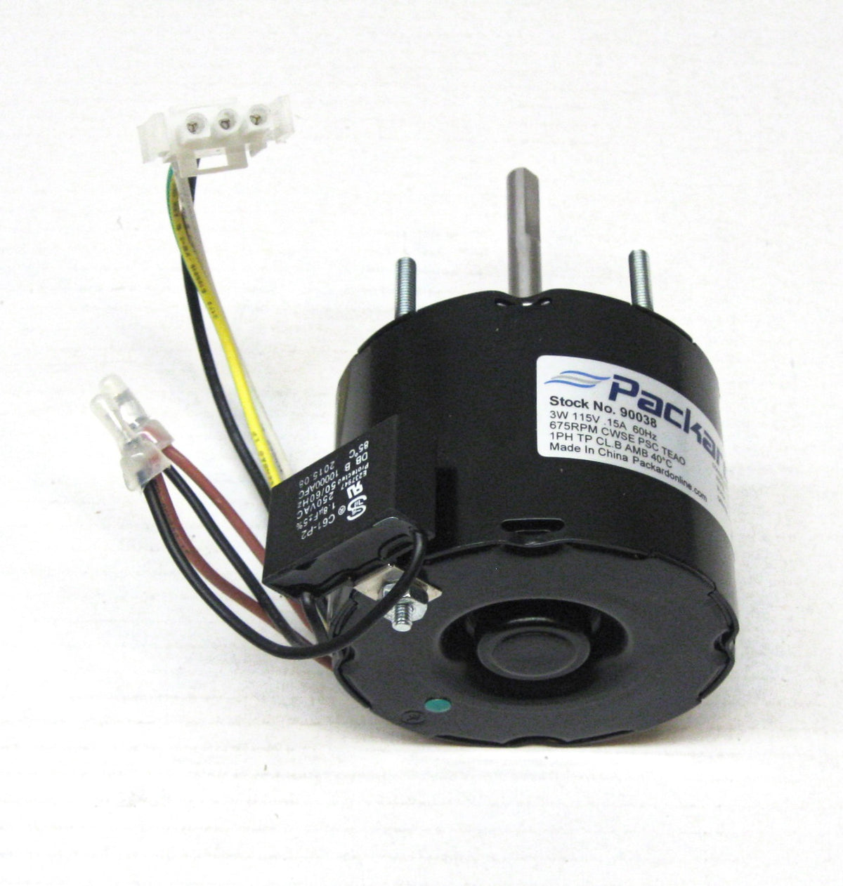 Packard 90038 Motor for Greenheck 315038, 3 Watt, 115/60 Volts, 675 RPM, CWSE