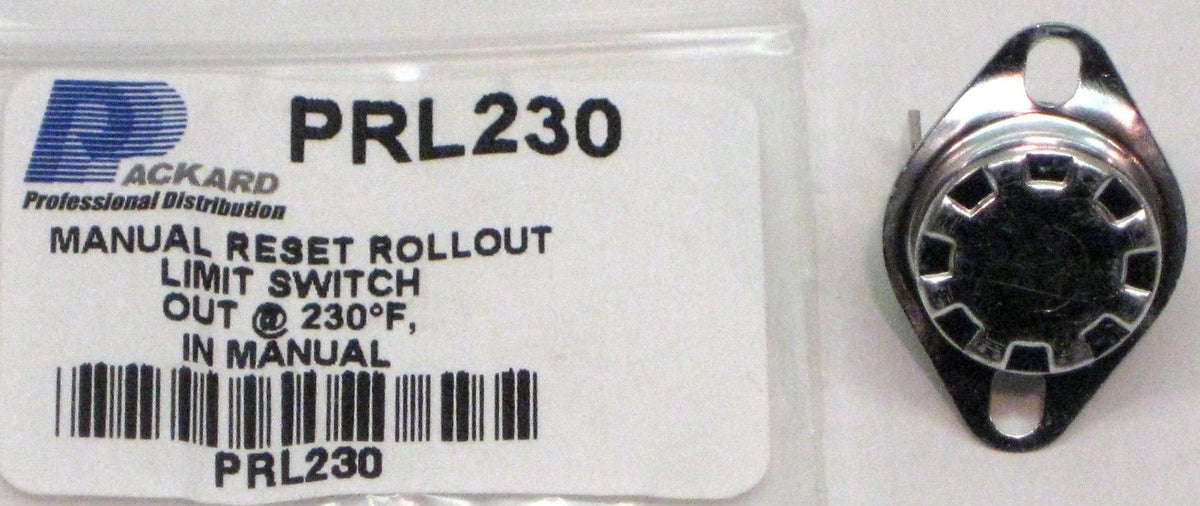 PRL230 L230 Limit Thermostat Manual Reset For Furnace Unit Heaters 626353