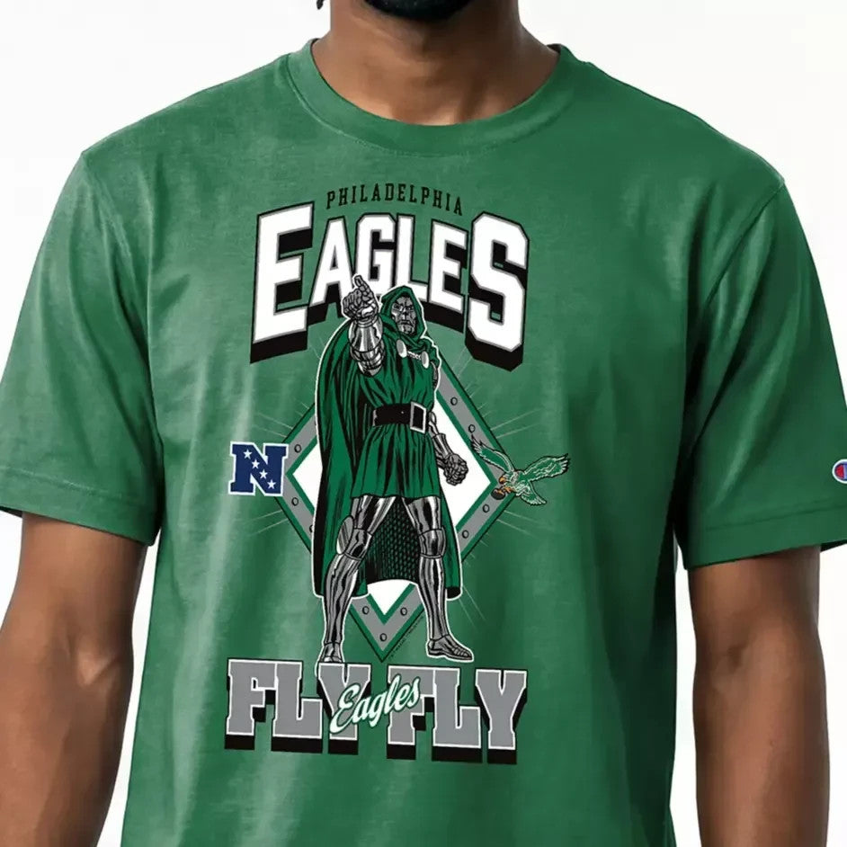 Comfort Colors Doctor Doom Philadelphia Eagles NFL T-Shirt Doomsday Disney Football Fan Adult Tee