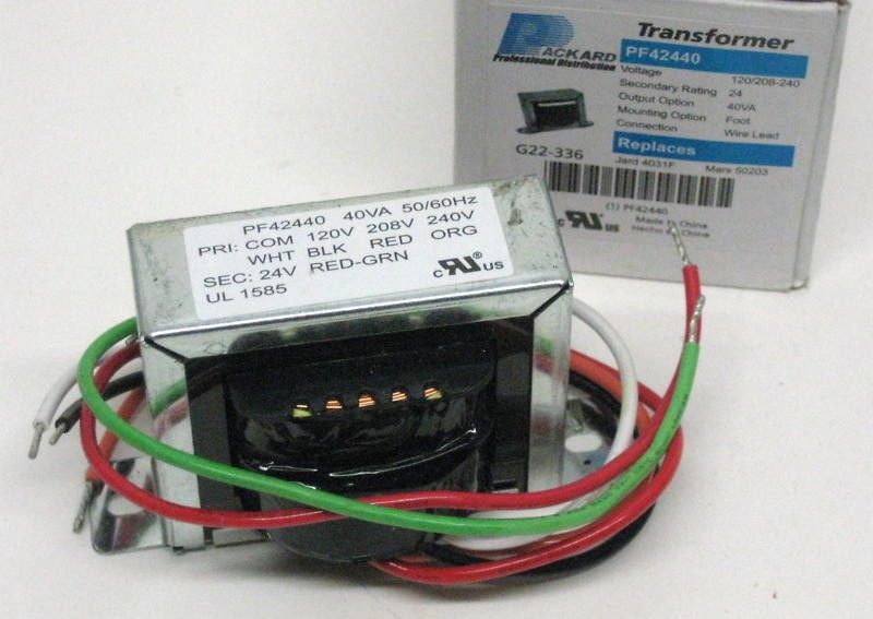 PF42440 Transformer 120/208/240V Primary 24V Sec 40 VA