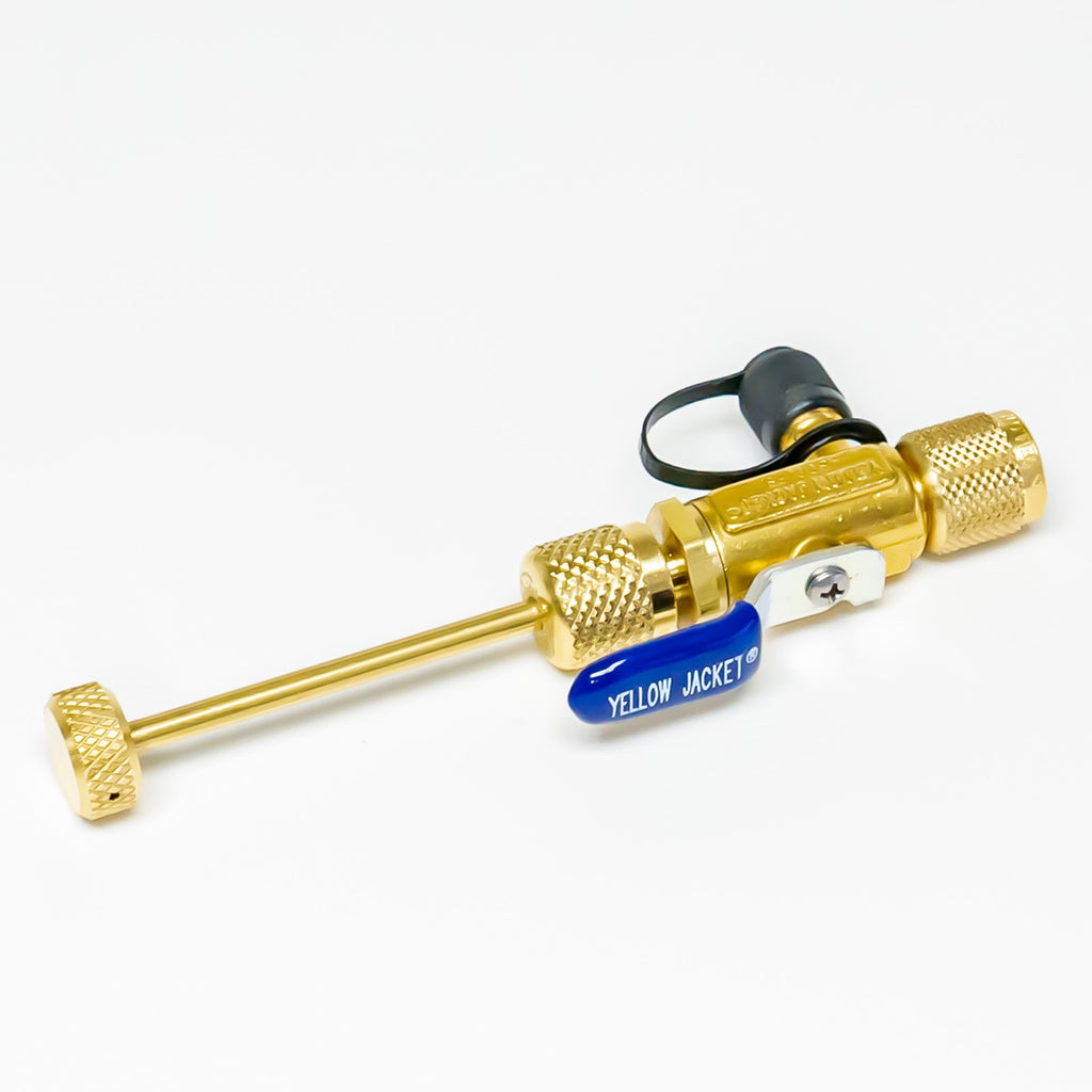Yellow Jacket 18975 Ball 4 in 1 Vacuum Charge Ball Valve & Core Tool 1/4"