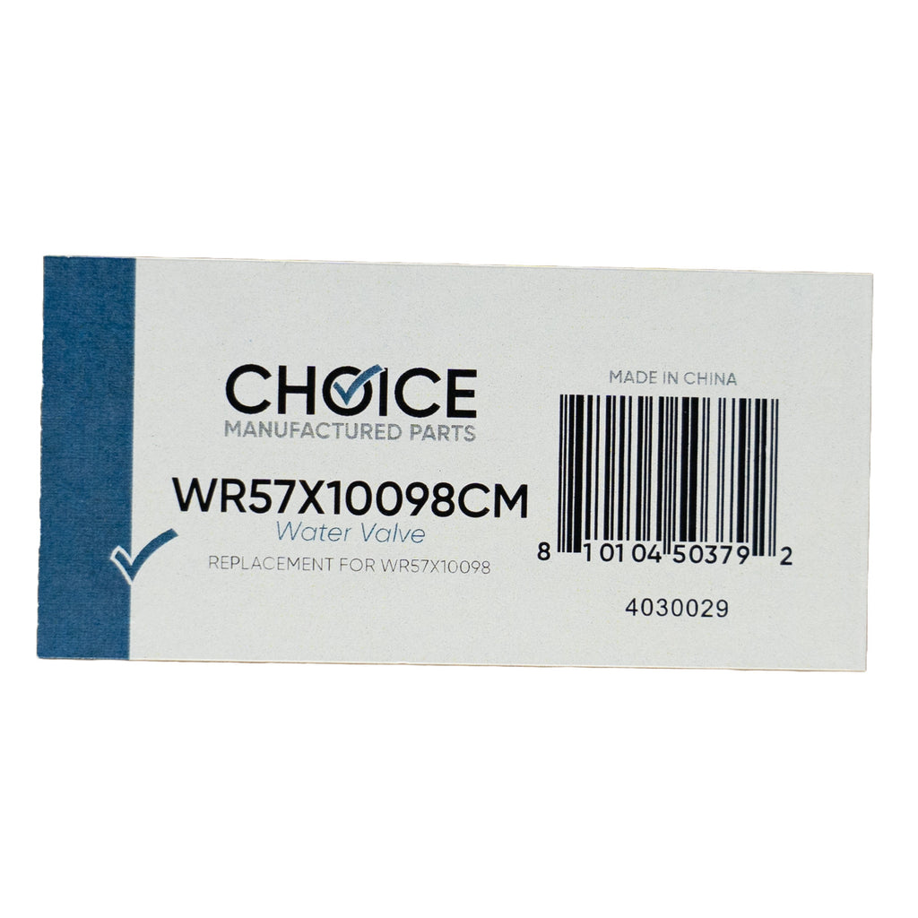 Choice Part WR57X10098 for GE Refrigerator Ice Water Inlet Solenoid Valve