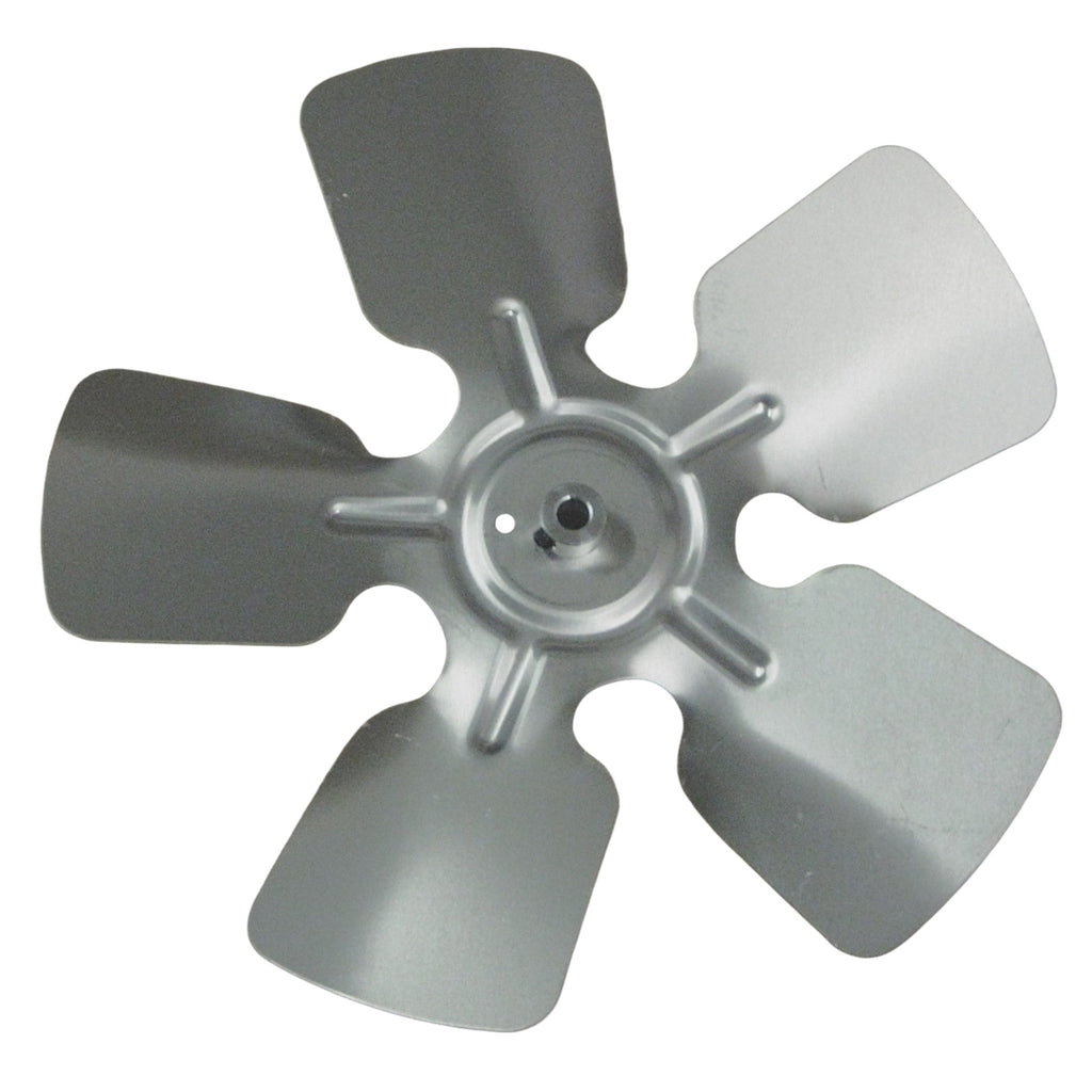 A65132 Metal Fan Blade 10" Diameter 5 Blades 5/16" Bore Hub CW 20 Degree Prop