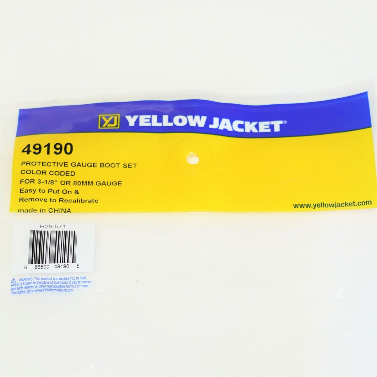 Yellow Jacket 49190 Manifold Gauge Protective Boot Set for 3-1/8 or 80mm