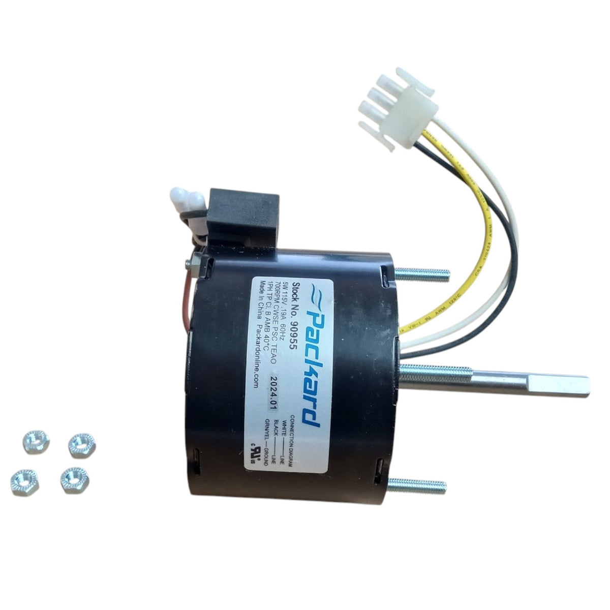 Packard 90955 Motor for Greenheck 314955 5 Watt, 115/60 Volts, 700 RPM, CWSE