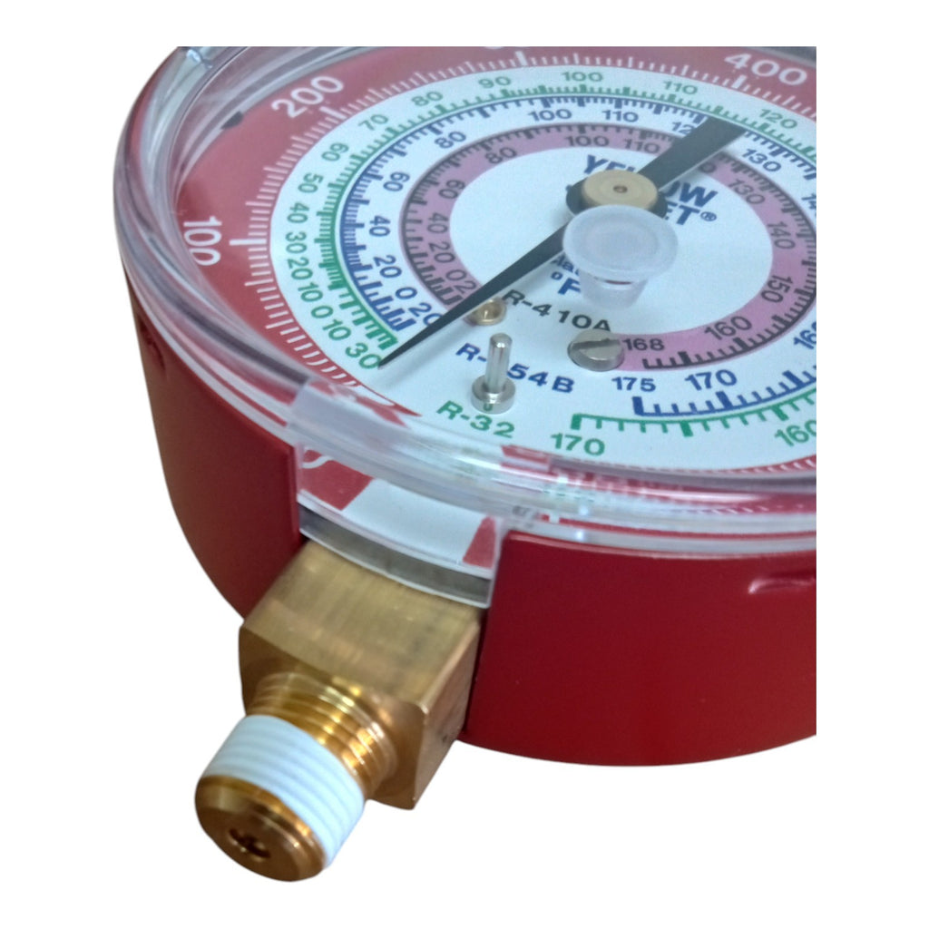 Yellow Jacket 49117 A2L Red High Side Replacement Manifold Gauge for