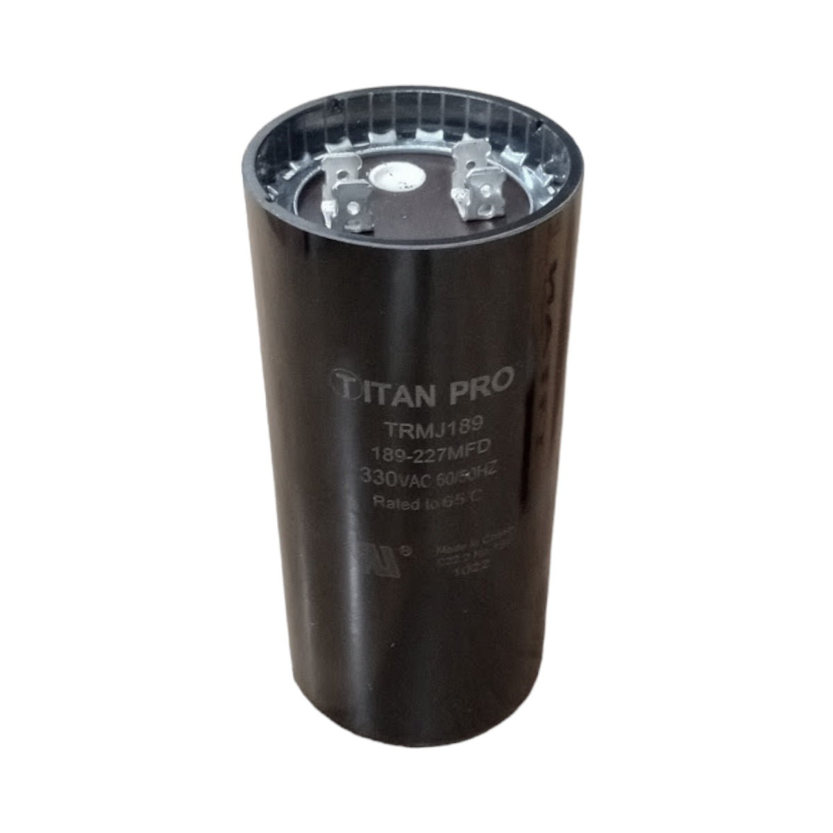 Titan Pro TRMJ189 Motor Start Capacitor 189-227 MFD UF / 330 VAC