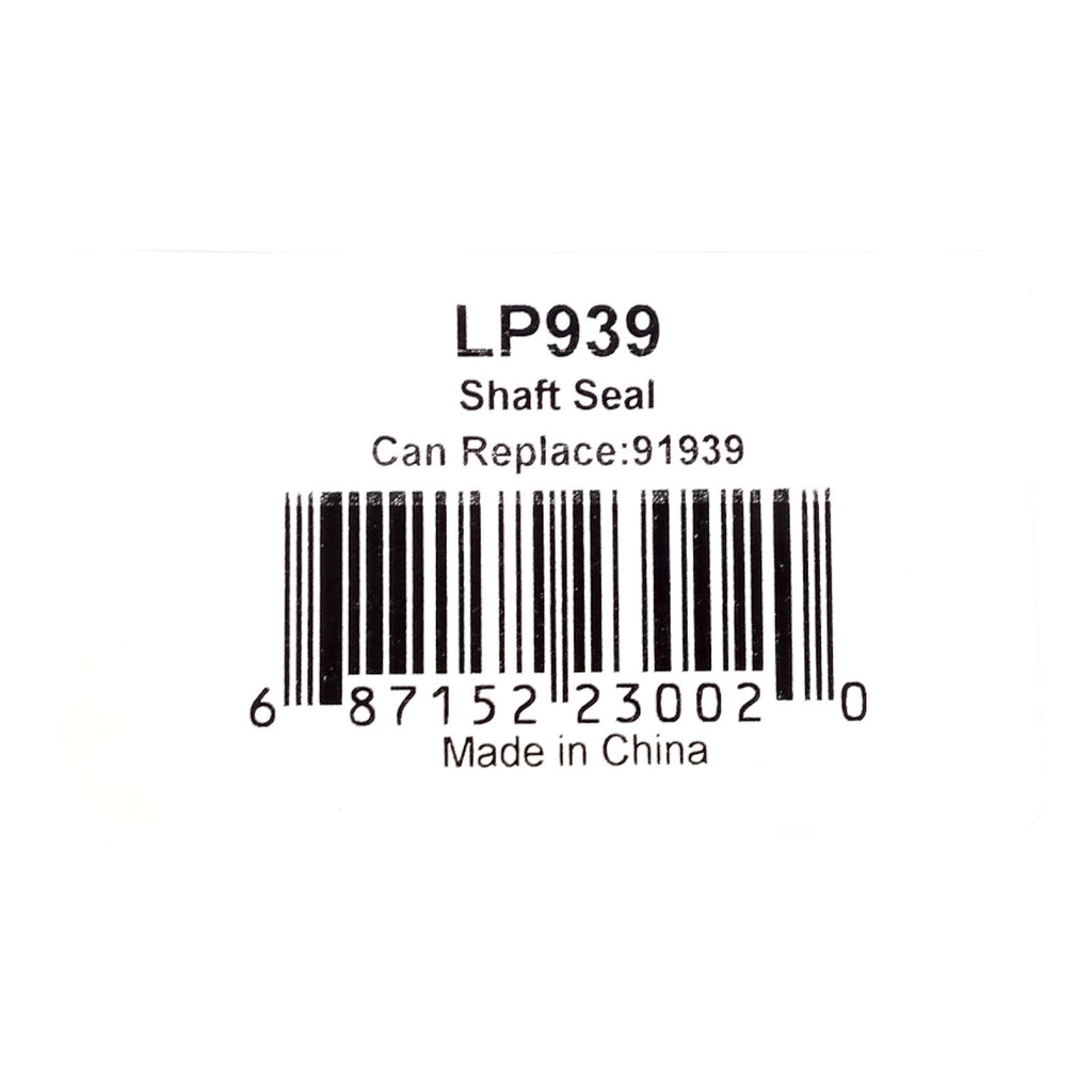 Supco LP939 Whirlpool 91939 Washing Machine Transmission Shaft Seal