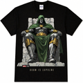 Comfort Colors Marvel Comics Dr. Doom T-Shirt, Supervillain Shirts, Unisex Classic Dr. Doom Tee