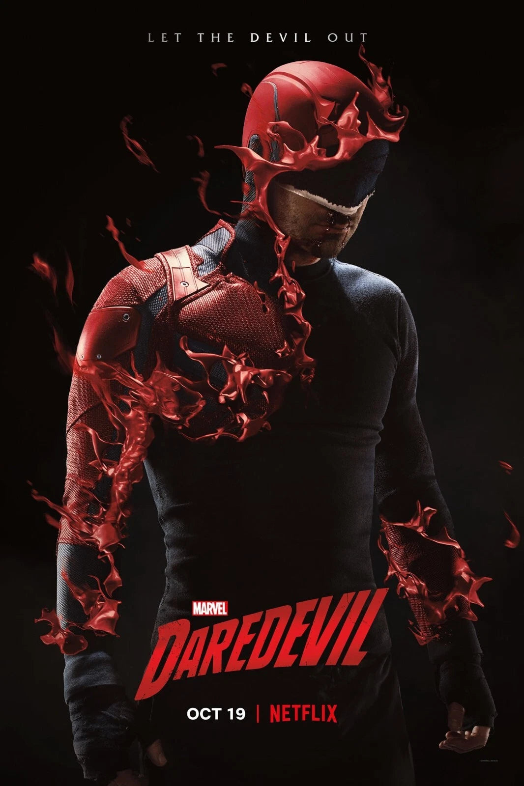 Daredevil Marvel Matt Murdock Charlie Cox Kingpin - Poster | Canvas Wall Art Print