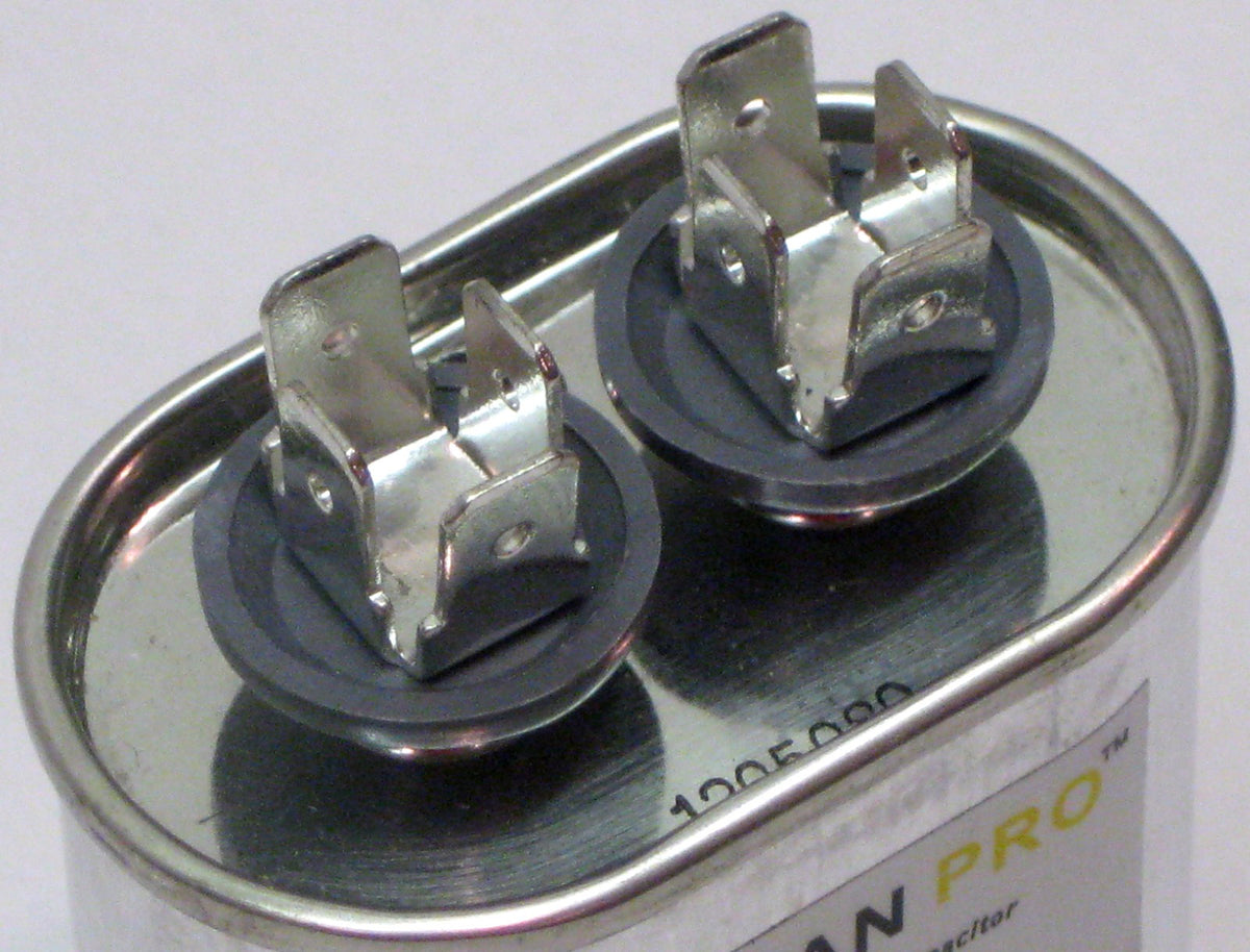 TitanPro TOCF6 HVAC Motor Run Oval Capacitor. 6 MFD/UF 440/370 Volts