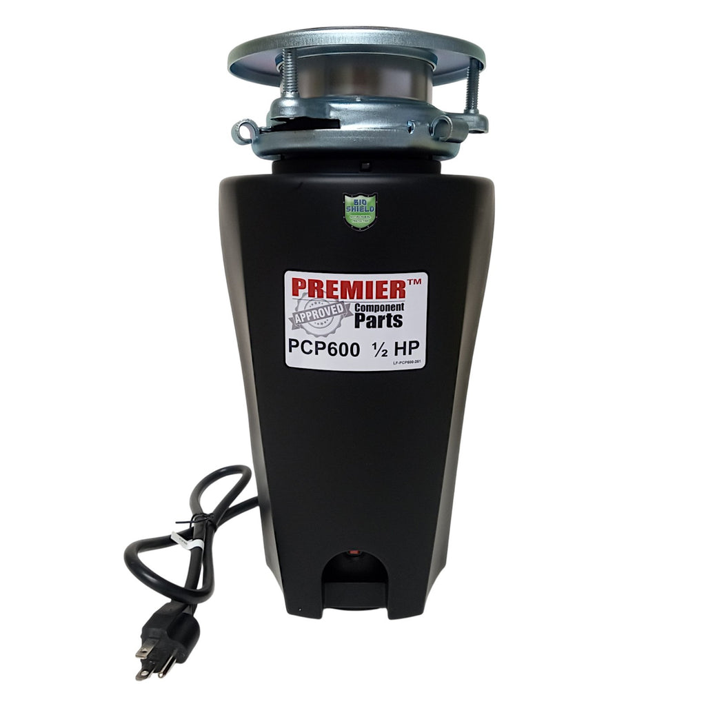 PCP600 Garbage Disposal Food Waste Disposer 1/2 HP with Cord